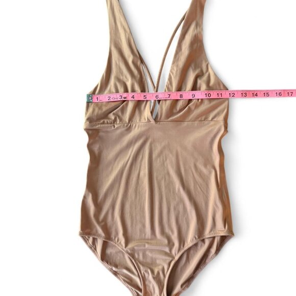 Aerie Terracotta Orange Sleeveless Tank Top Sunnie Bodysuit Women's Size Small S - Picture 4 of 5